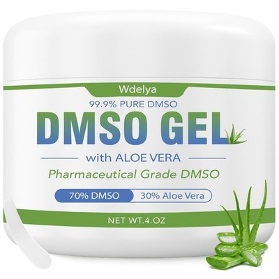 DMSO Gel with Aloe Vera - 99.9% Pure DMSO Pharmaceutical Grade Cream for Join...