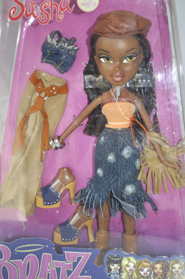Bratz G1 Originals Strut It! Sasha Modepuppe - 2 Outfits - 2002MGA - erstaunlich - versiegelt