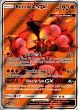 Buzzwole GX 104/111 Ultra Rare Crimson Invasion Pokemon Holo Near Mint on eBay