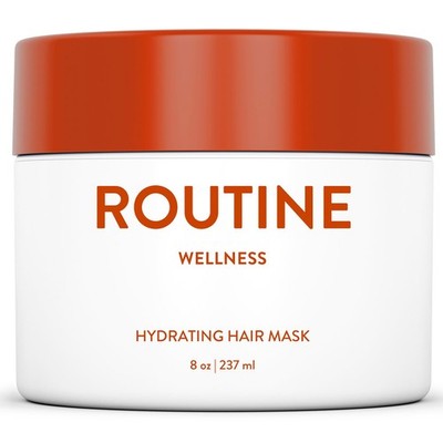 Routine Wellness Deep Conditioning Hair Mask - 8 Ounce (Pack of 1), White 