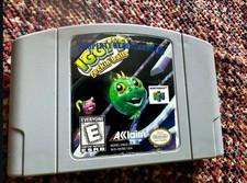 *Blockbuster Label* Iggy's Reckin' Balls Nintendo 64 N64 Tested Authentic N64