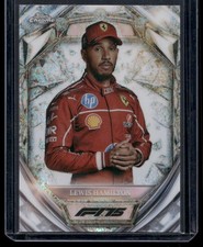 2025 Topps Chrome Formula 1 #D75-4 Lewis Hamilton Diamond 75th Anniversary