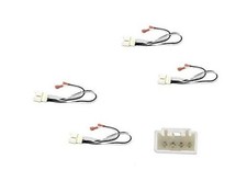 2 Pair Car Stereo Speaker Wire Connection Harness Plugs for 4 Speakers: Made