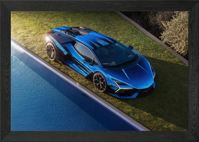 Lamborghini Countach LPI 800-4 Gerahmtes Wandbild Poster Leinwanddruck Bild