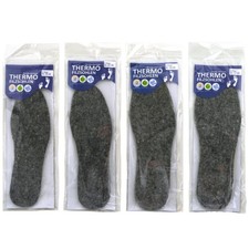 Einlegesohlen Filz Thermo Schuheinlagen Filzsohlen 4mm dick wärmend Gr.35-46