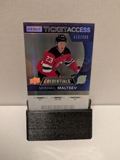 2021-22 Upper Deck Credentials #73 Mikhail Maltsev 2020-21 Debut TA #/999