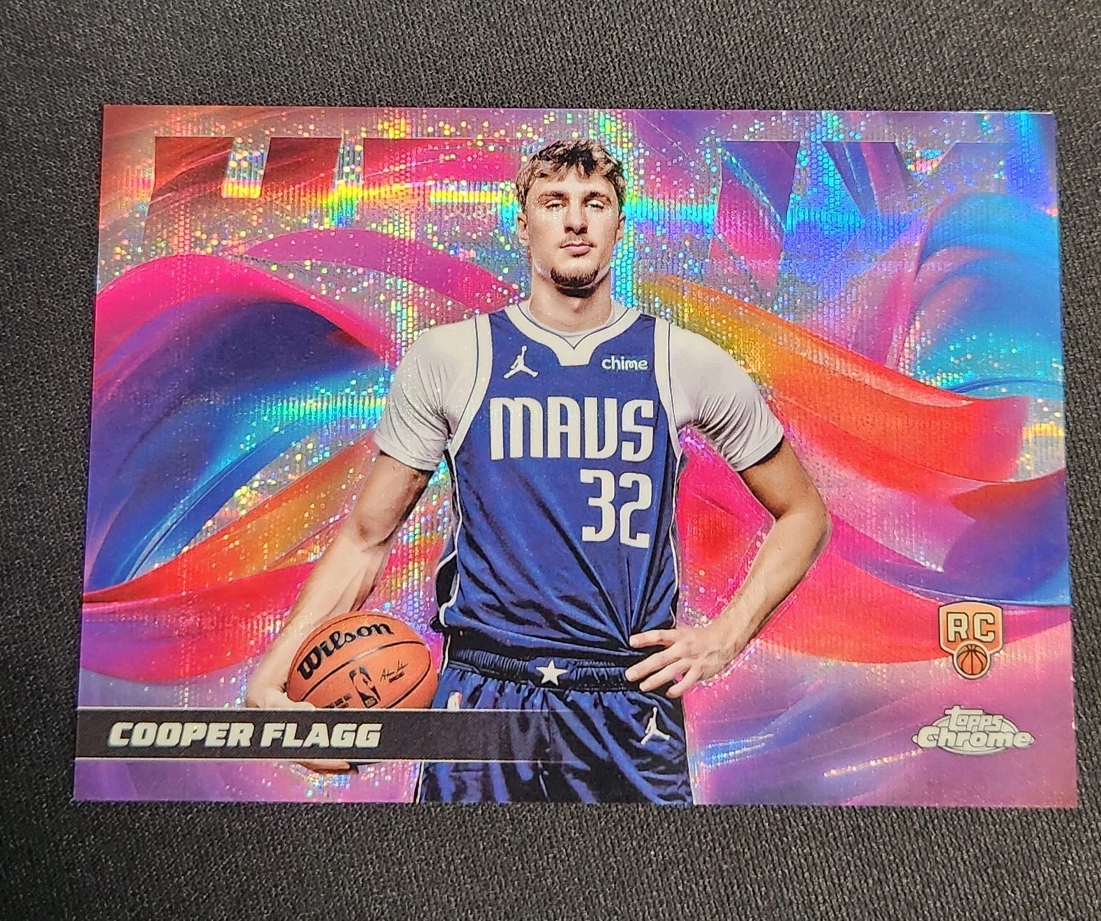 2025-26 Topps Chrome Cooper Flagg Helix SP Rookie RC SSP #H-11 Mavericks