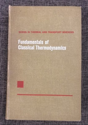 Fundamentals of Classical Thermodynamics 2nd Edition by Van Wylen Sonntag