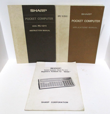 Sharp PC-1211 Pocket Computer Anwendungshandbücher & Anleitungen