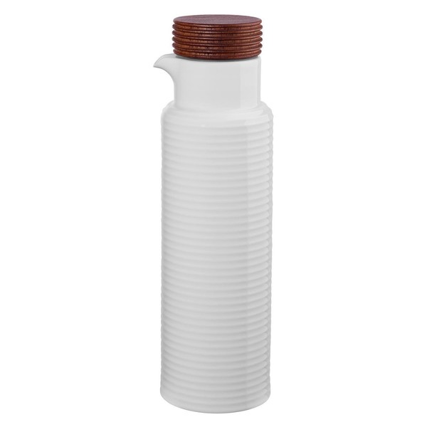 Asa Selection Kitchen'art Essig- Und ÖLflasche Porzellan Weiß Ø 6,5 X H 22 Cm-image