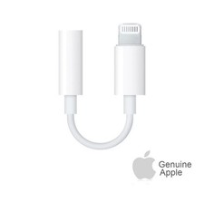 Apple Lightning to 3.5 mm Headphone Jack Adapter Original OEM iPhone 8 X 11 12