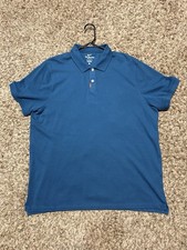 Nike Dri-Fit Victory Golf Polo Collared T Shirt Blue - XL