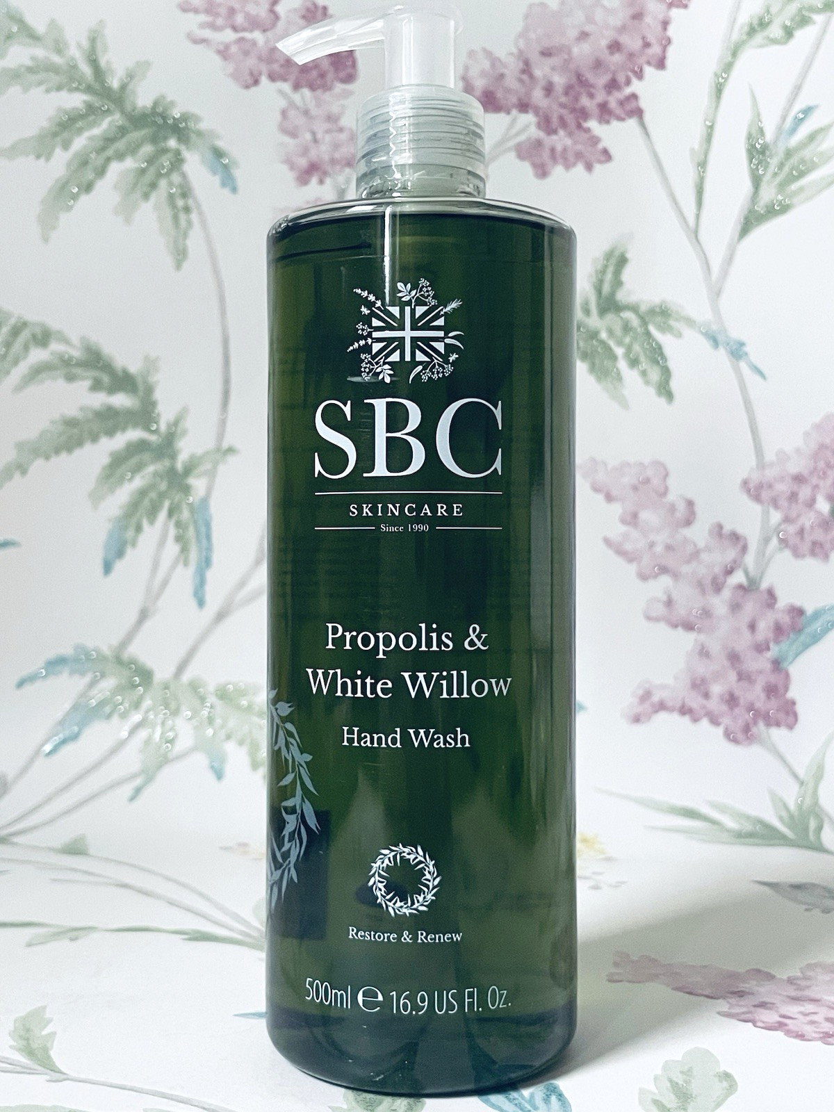 SBC Hand Wash Soap Propolis And White Willow Restoring And Renewing 500ml Pump
