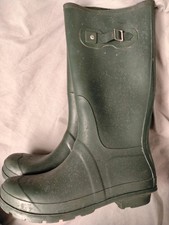 F&F, UK Size 8, Adjustable, Green Wellies with Buckle and FREE SHIPPING