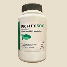 For Fish | New Fish Flex Fish Aquarium Water Treatment 500mg x 200 Pills
