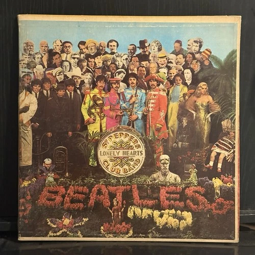 THE BEATLES SGT PEPPER’S 1967 Capitol US Mono 1st Press MAS-2653 Rainbow Rim Jax
