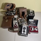 Lot Of 5 Vintage Cameras, Boxes Etc Kodak & Bell & Howell, More