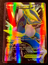 Cobalion EX 133/135 Full Art Ultra Rare Holo Pokemon Plasma Storm Black Rare on eBay