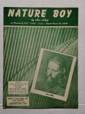 1948 - Nature Boy by Eden Ahbez - Recorded by Nat King Cole - Guitar Sheet Music