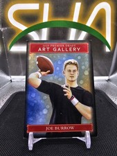 2020 Sage Premier Draft Art Gallery Joe Burrow Rookie Card AG 16 Bengals