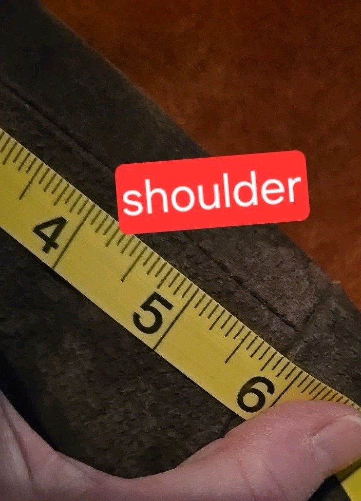 Relativity Brown Suede Coat Button Jacket Pockets… - image 11