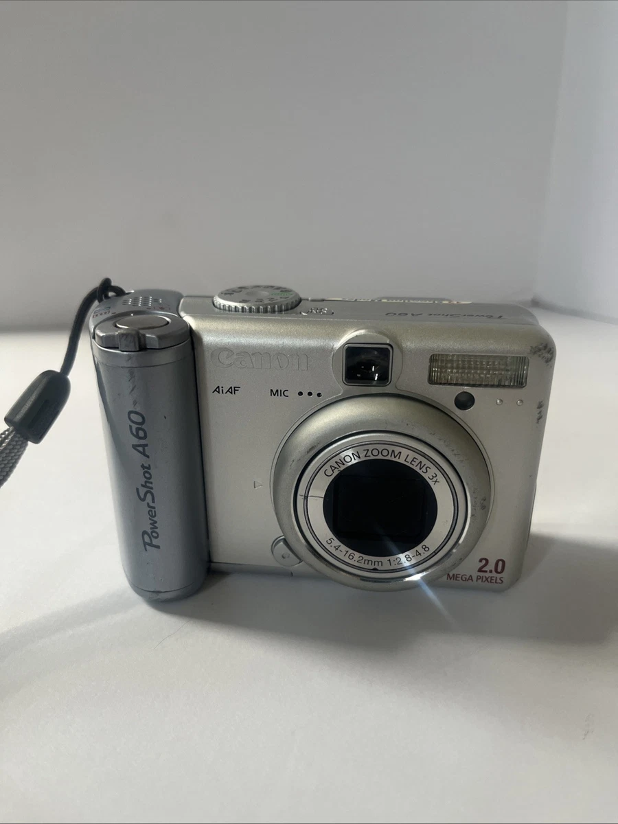 Canon PowerShot A60 Digital Cameras with Date/Time Stamp for Sale