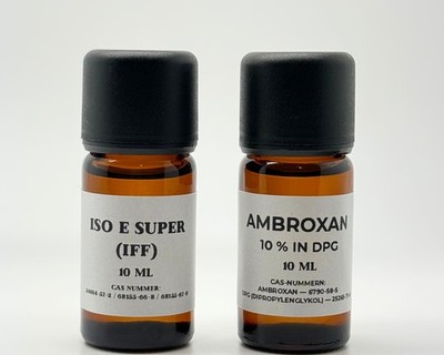 Iso E Super + Ambroxan   Perfumery Raw Materials Discovery Set | 2 × 10 ml