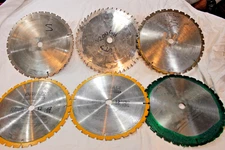 6 Lot 12” Circular Saw Blades DeWalt General Purpose Construction + More