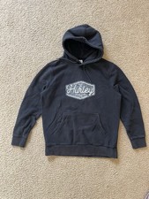 Hurley Men's M Fleece Black Y2K Pullover Hoodies