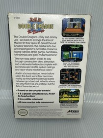 Double Dragon II 2 The Revenge NES Nintendo CIB completo bello