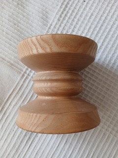 Kerzenständer Holz Handarbeit gedrechselt