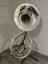 BBb Sousaphone Silver CONN 14k con estuche r gido