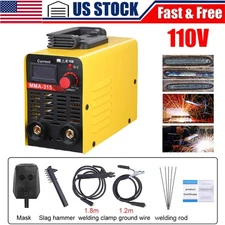110V 300AMP Mini IGBT ARC Welding Machine Inverter DC MMA Electric Welder Stick