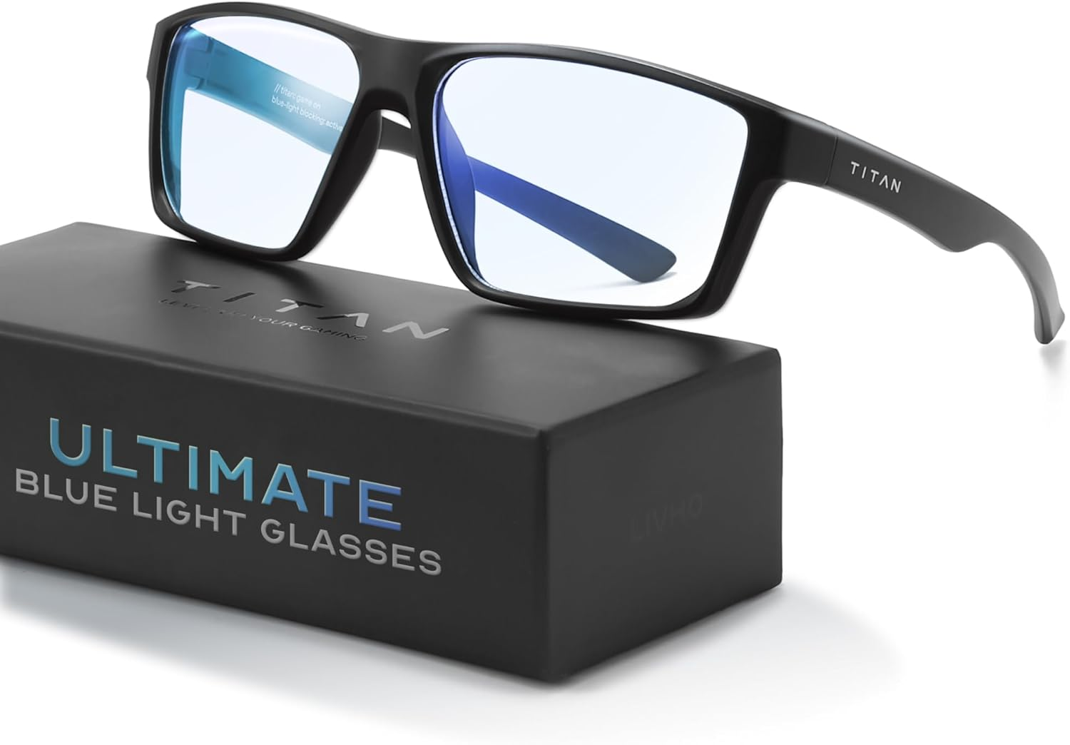 Titan Ultimate Anti-Glare Computer Glasses with UV400 Protection for Night Driving