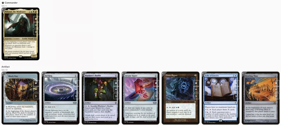 MTG Commander EDH Deck: Nekusar, the Mindrazer - Image 2 of 4