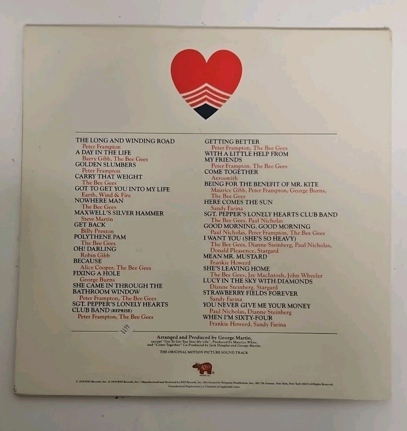 "Sgt. Peppers Lonely Hearts Club Band" Peter Frampton & The Bee Gees Double LP Foto 2 de 4