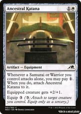 Ancestral Katana (NEO 1), Normal, Kamigawa: Neon Dynasty, MTG