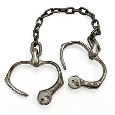For Sale: H&R Bean Cobb Handcuffs – Long Chain Canadian Provost Issue