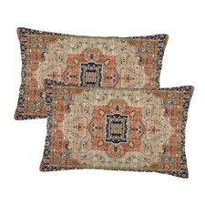 Aztec Boho Lumbar Pillow Covers 12x20 Set of 2, 20" x 12" Pack of 2 Boho-20