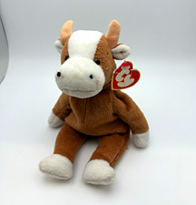 Ty Beanie Babies 3rd Gen Bessie the Cow 2nd gen tush MWNMT