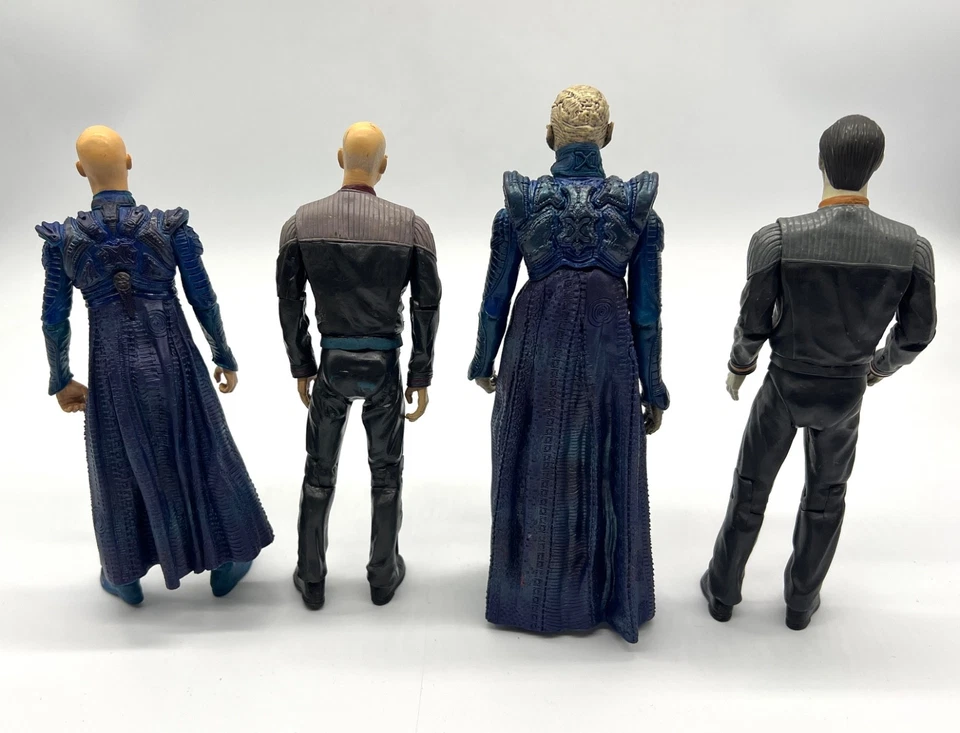 Figuras de asilo de arte sueltas Star Trek Némesis Virrey-Shinzou-Picard-Data 2002 Foto 4 de 4