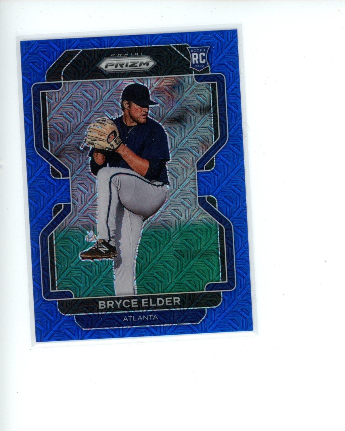 2022 Panini Prizm Blue Mojo Prizm #77 Bryce Elder Rookie RC #d 60/199