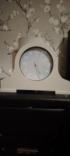 Next Mantlepiece Clock with Blue Face Battery Operated Working Condition