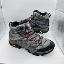 Merrell Moab 3 Mid Waterproof Beluga Grey Hiking Men s Shoe Size 7.5 J035873