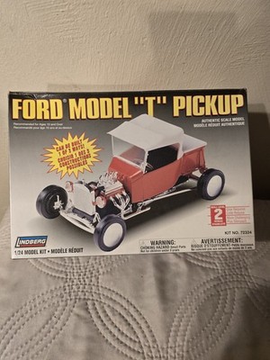  Lindberg Ford Model ''T'' Pickup 1:24 ScaleKit #72334  - Open box