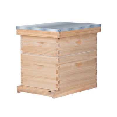 8 Frame Bee Hive, Compelte Bee Hive Starter Kit Includes 1 Deep Brood Honey Bee