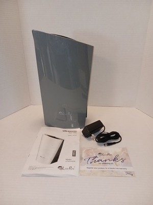 LivePure Ultrasonic Humidifier in Graphite 13''H x 7.5''W x 3''D