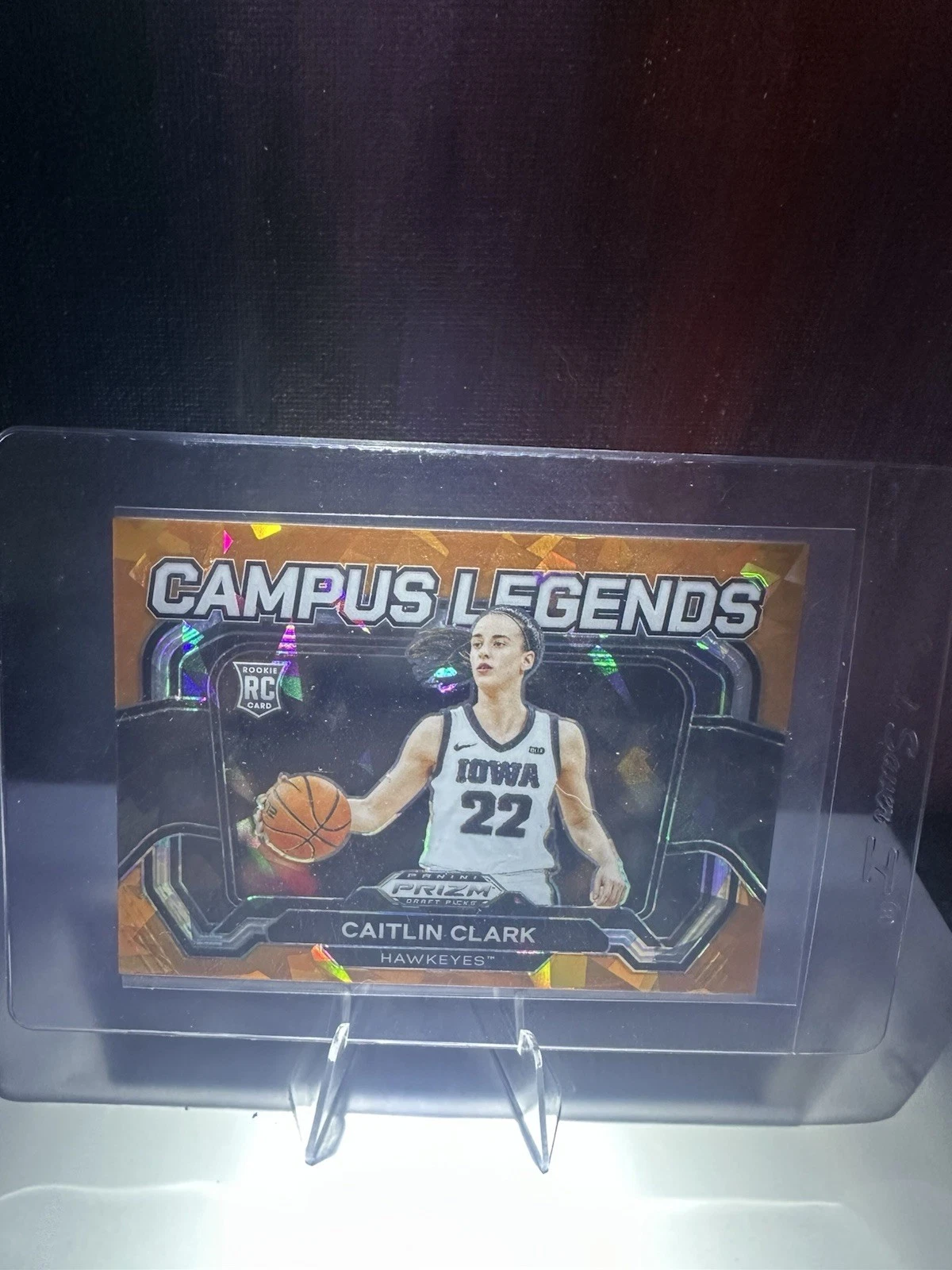 2024 Prizm Draft Picks - Campus Legends Caitlin Clark #5 Orange Ice Prizm (RC)