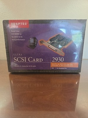 NEW Sealed Adaptec 2930 Ultra SCSI PCI Host Adapter 32bit 20MBs  NOS
