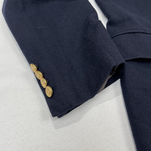 Vintage Ralph Lauren Polo University Club Blazer 42 Navy Blue USA Union Made - Picture 2 of 15